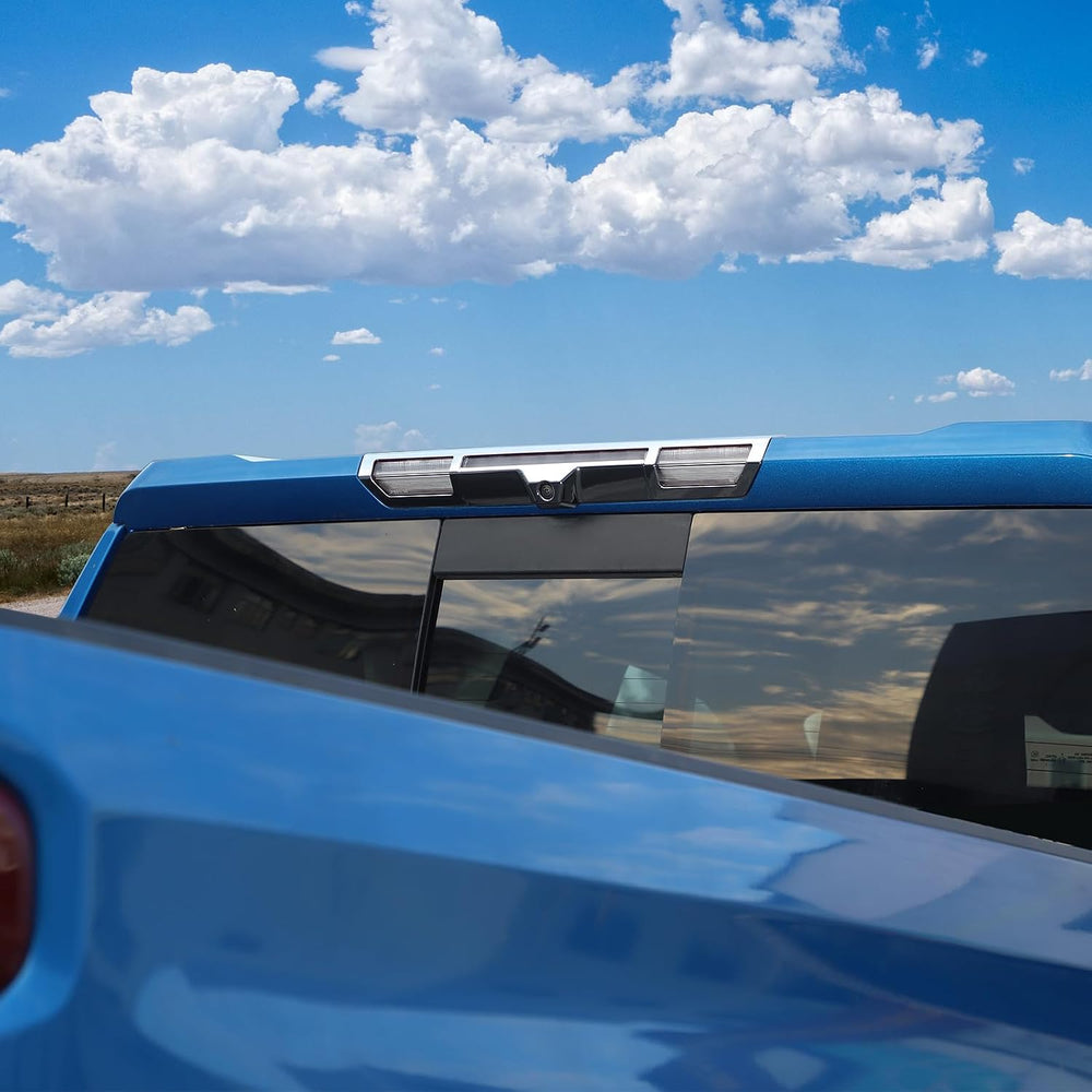 for Silverado High Mount 3rd Brake Light Trim Cover Chrome for Chevrolet Silv...