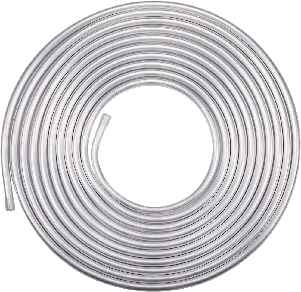 5/8" OD Aluminum Hard Fuel Line Hardline Tube Tubing Coil 25 Feet Roll