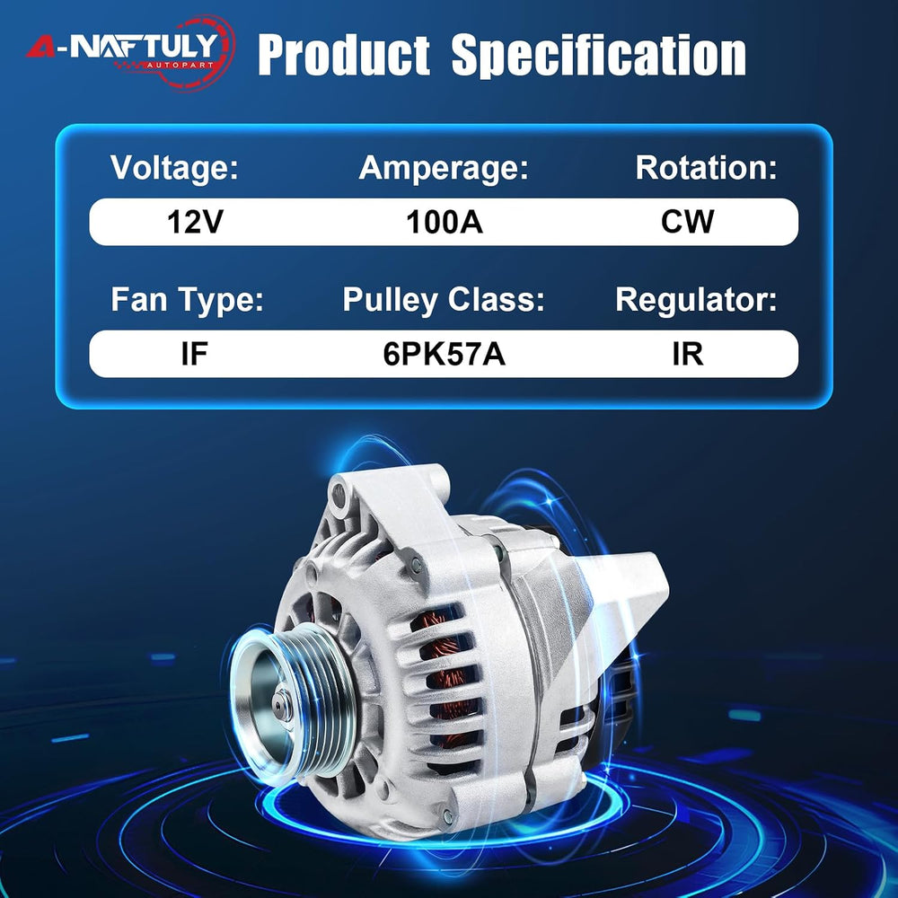 Alternator Replacement for Chevy Suburban Tahoe Blazer Astro C1500 C2500 C350...