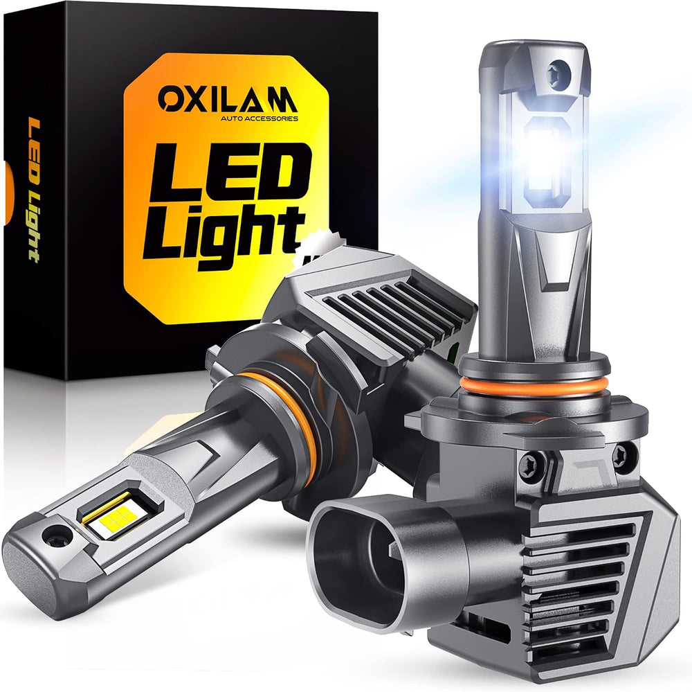 OXILAM 9006 HB4 Fog Light Bulbs, 30000LM 800% Brightness, 6500K Cool White (P...