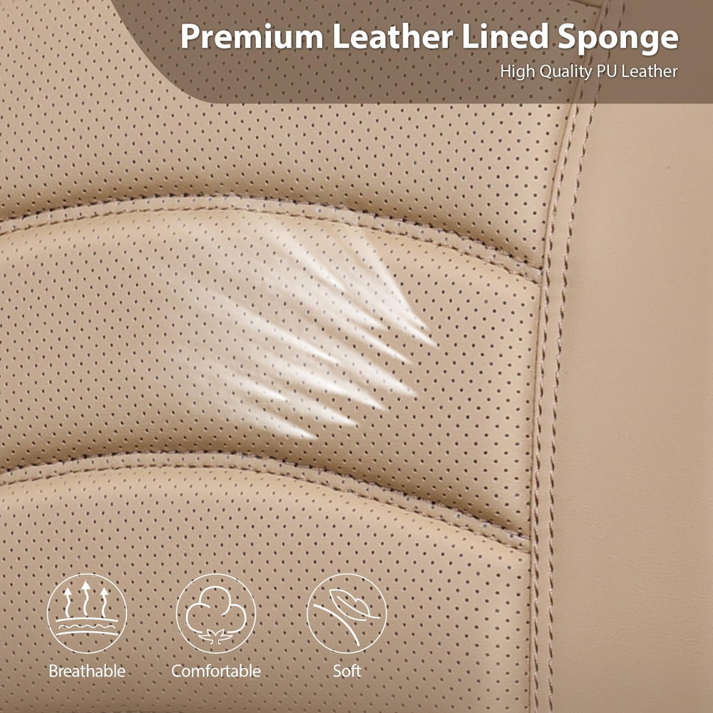 CAR PASS 3D Foam PU Leather Car Seat Covers, Universal Seat Covers Full Sets ...