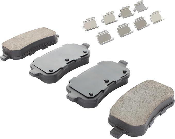 Premium Semi-Metallic Rear Brake Pads Compatible