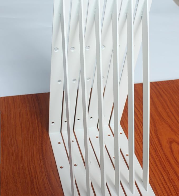 12 Pack L16 x H 10" White Heavy Duty Shelf Brackets