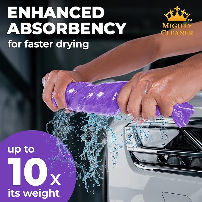 Premium XL Shammy Towel for Car (2pk)