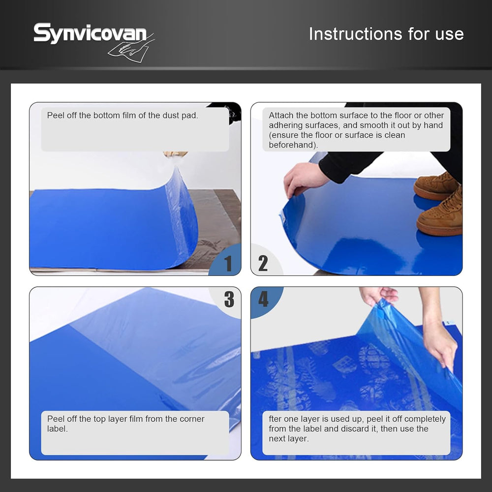 26" x 45" Sticky Mat (5 Packs,150 Sheets,30 Sheets/Pack)