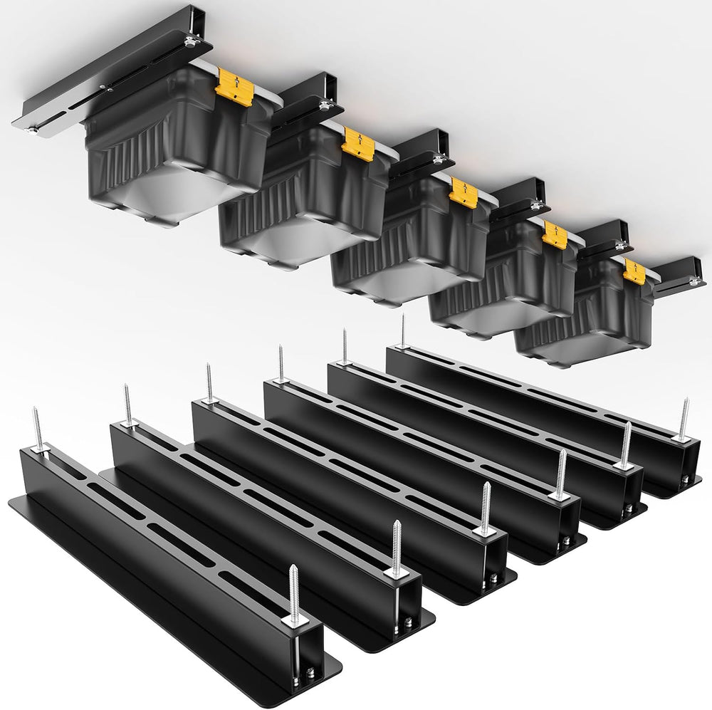 Overhead Garage Storage Rack, Heavy Duty Ceiling Storage Rack, Powder Coated ...