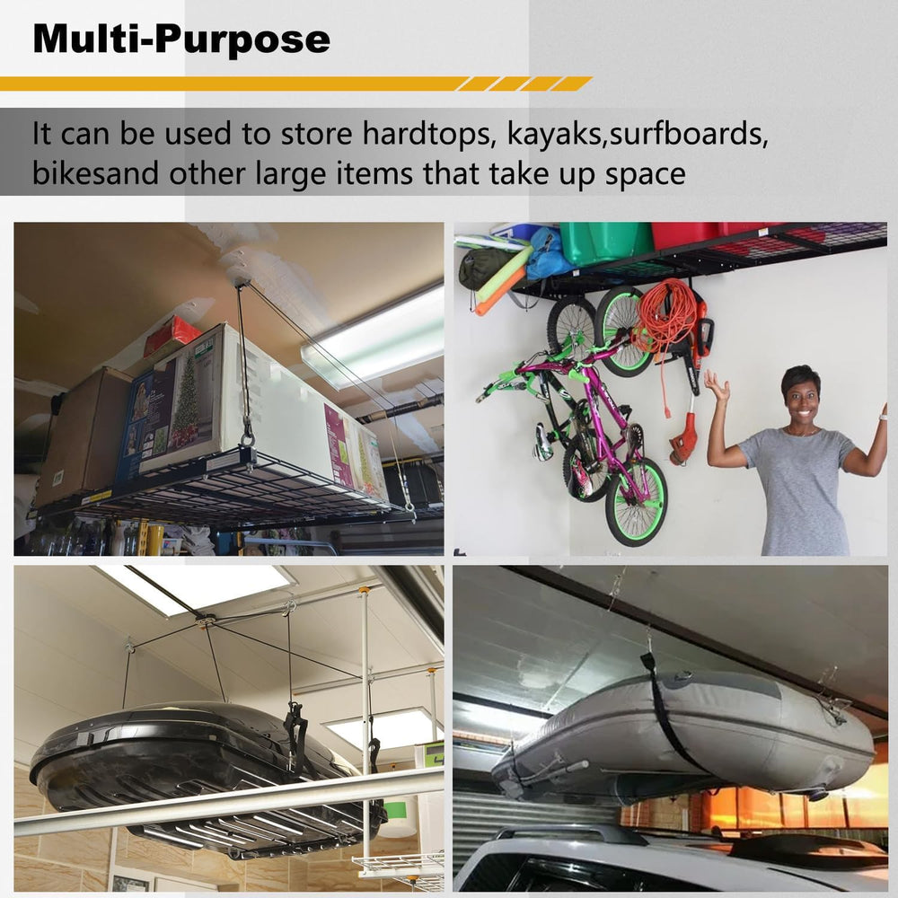 Overhead Garage Storage Lift, Ceiling Mounted Garage Storage Lift
