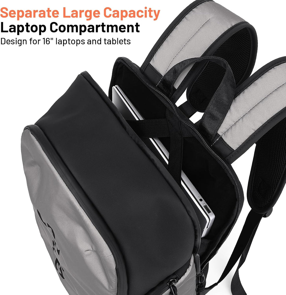Oumurs Reflective Backpack 1800D Water-resistant Oxford Cloth Backpack Laptop...