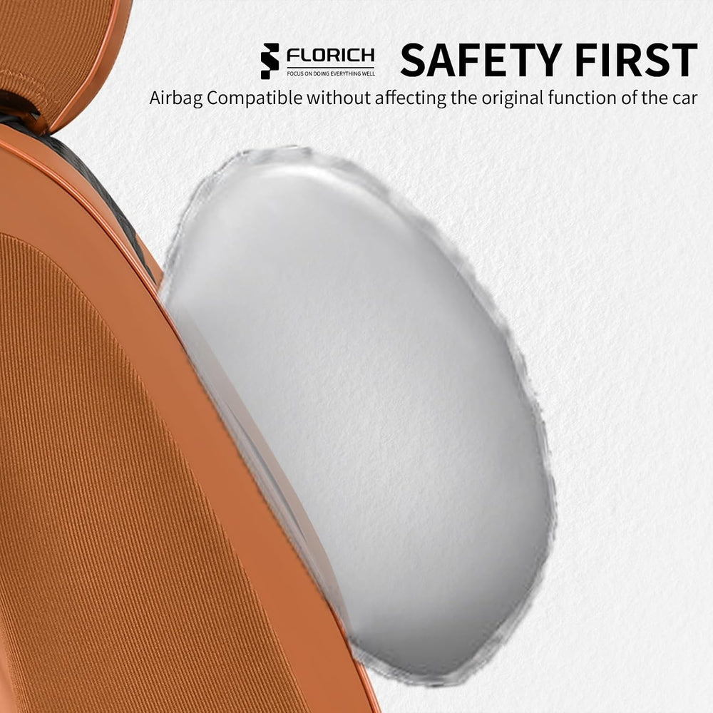 Seat Cover Full Set Automotive Seat Cover 5 Seats Leather Waterproof Car Seat...