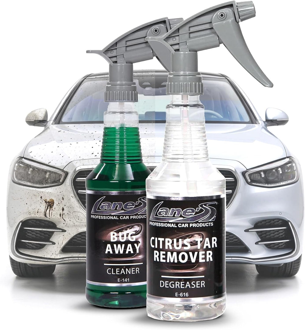 LANE'S Bug and Tar Remover Kit for Cars | Concentrated Spray Formula | 32...