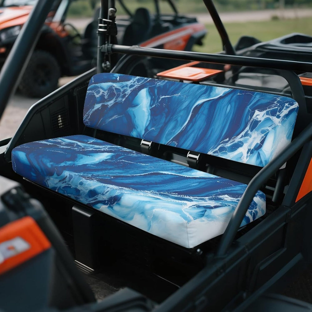 Blue Marble Universal UTV Replacement Seat Covers Soft UTV Bench Seat Cover f...