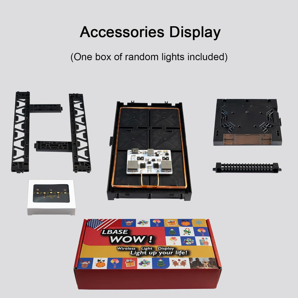 LBASE Wireless LED Light Set with Display Base for Gundam Kits