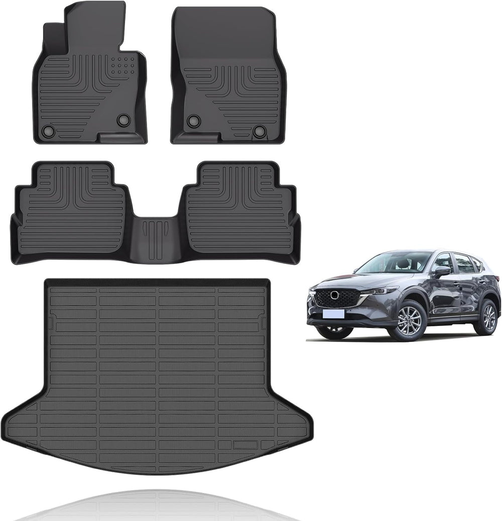 All Weather Floor Mats and Cargo Liners Set Fit