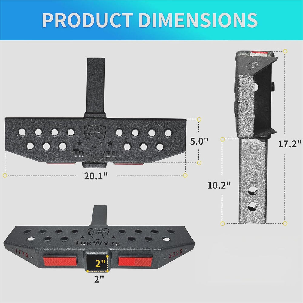 1776-2026 Edition 3-in-1 Hitch Step, Anti-Slip, X-Large Stepping Surface for ...