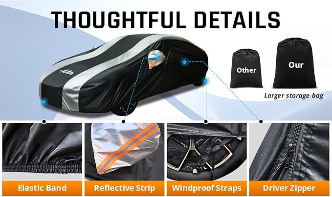 Car Cover Waterproof All Weather Protection