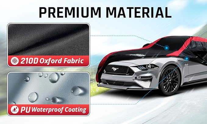 Mustang Car Cover Waterproof All Weather