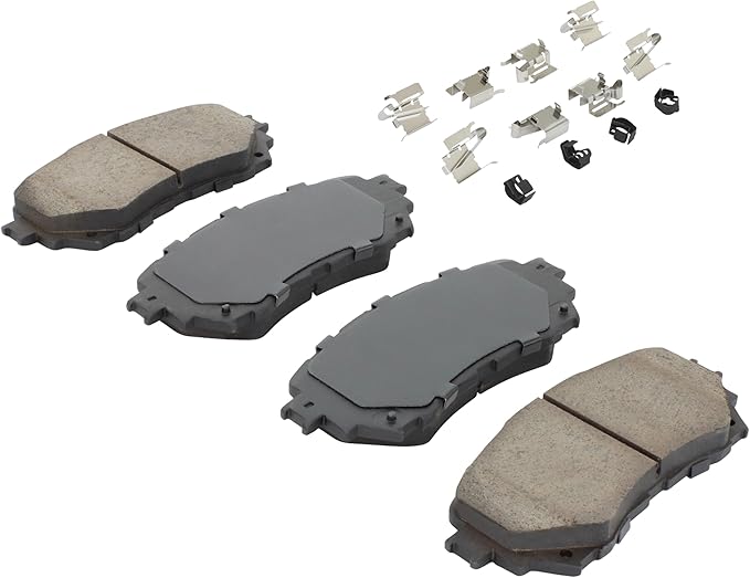 Premium Semi-Metallic Front Brake Pads Compatible