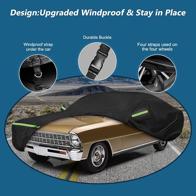 Waterproof Car Covers for Chevrolet II Nova/Nova SS 350/350 SC Sedan/Coupe