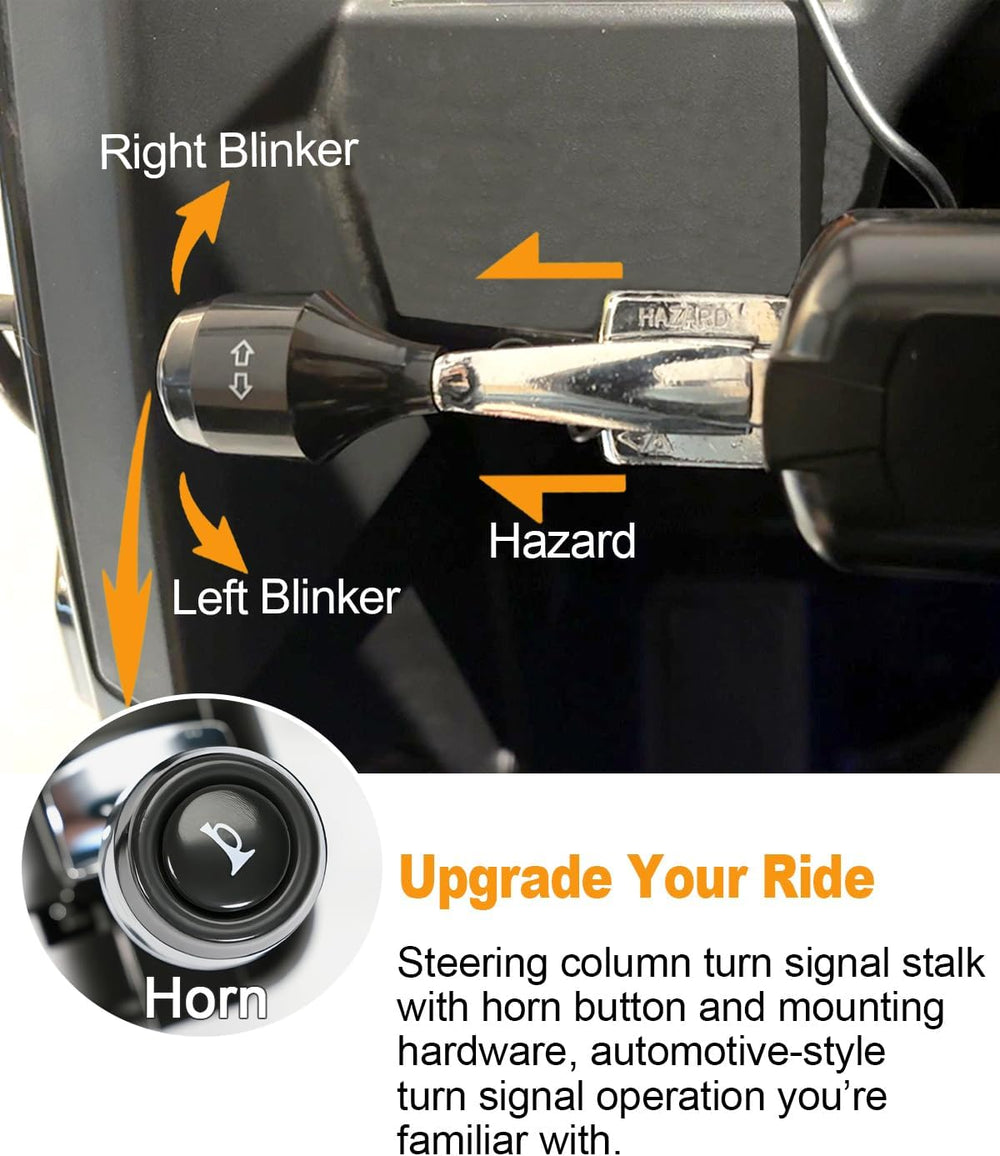 UTV Turn Signal Kit with 110dB Horn, Plug and Play