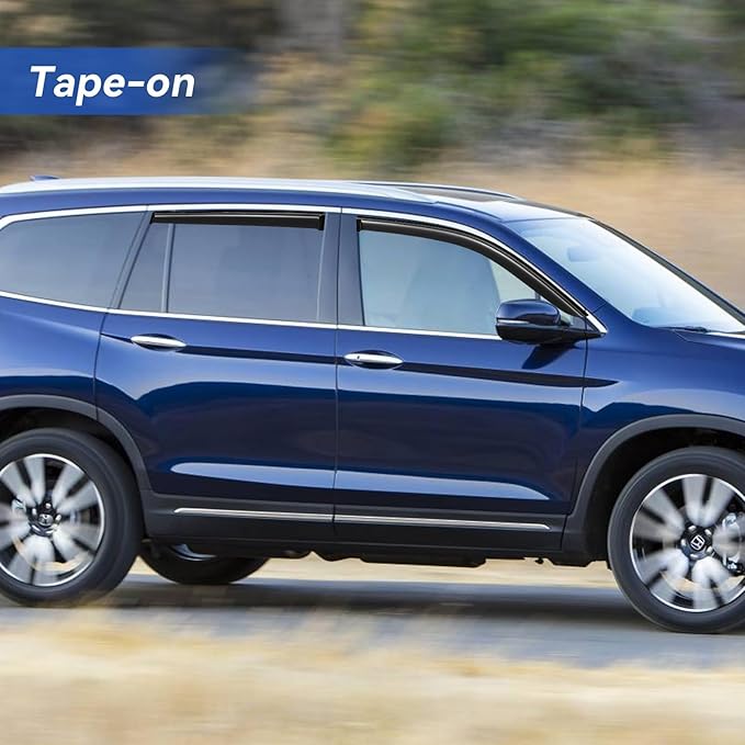 Window Visors Rain Guards for Honda Pilot 2016 2017 2018 2019 2020 2021 2022
