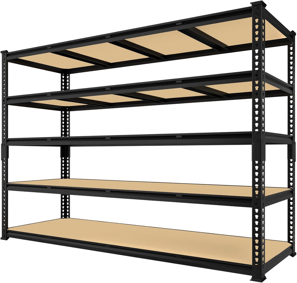 PrimeZone 60" W X 24" D X 72" H Heavy Duty Garage Storage Shel...