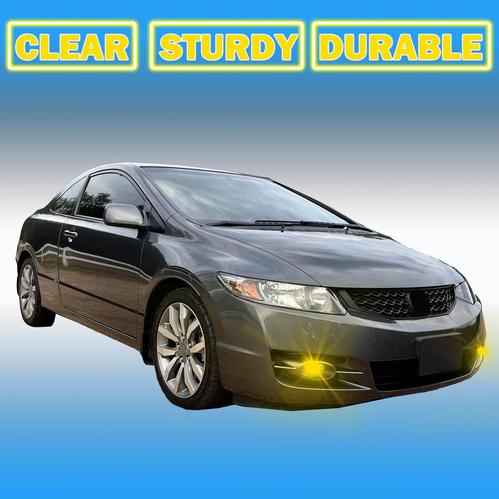 Bona Fog Lights Compatible with 2009 2010 2011 Honda Civic 4 Door Sedan with ...