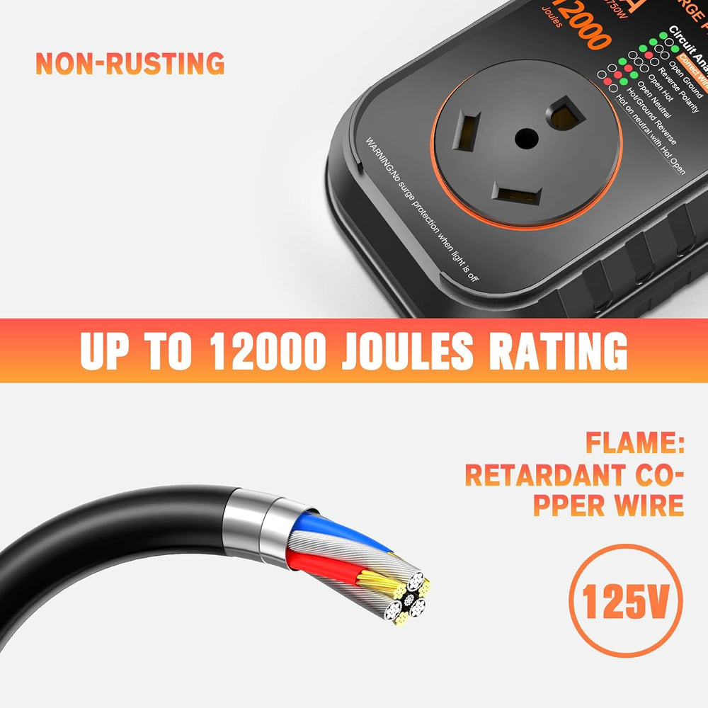 GEARGO RV Surge Protectors 30 Amp RV Circuit Analyzer, [𝟐𝟎𝟐𝟔 𝐍𝐞𝐰 𝐔𝐩𝐠𝐫𝐚𝐝𝐞𝐝 &am...