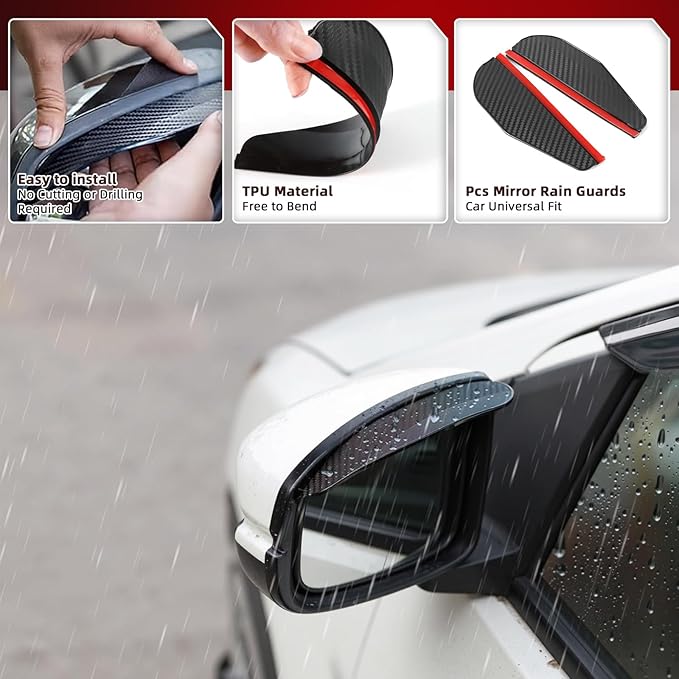 in Channel Rain Guards Fit for Buick Encore 2013-2023/Chevrolet Trax 2014 201...