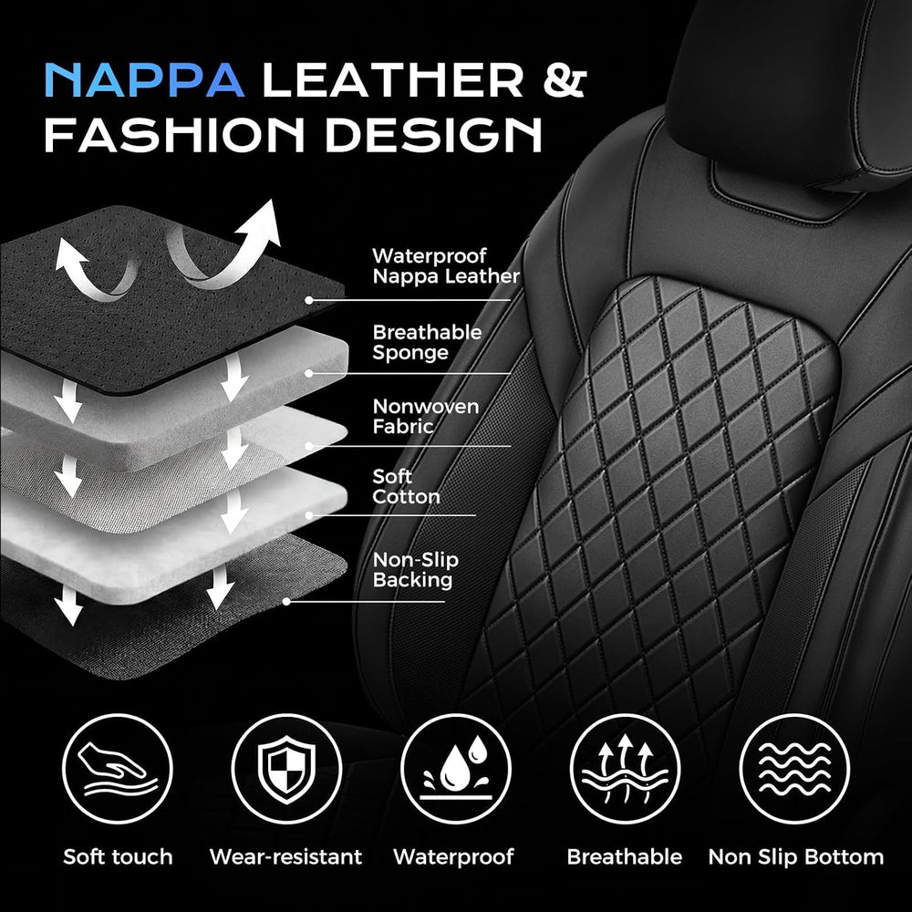 Coverado Seat Covers Custom Fit for Nissan Altima 2019 2020 2021 2022 2023 20...
