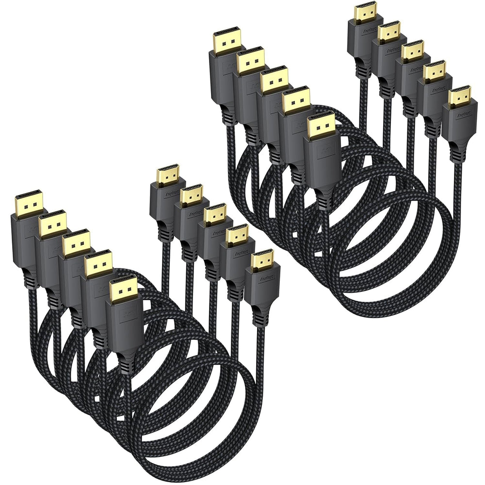 Display Port to HDMI Cable 3ft 10 Pack DisplayPort to HDMI 4K@30Hz