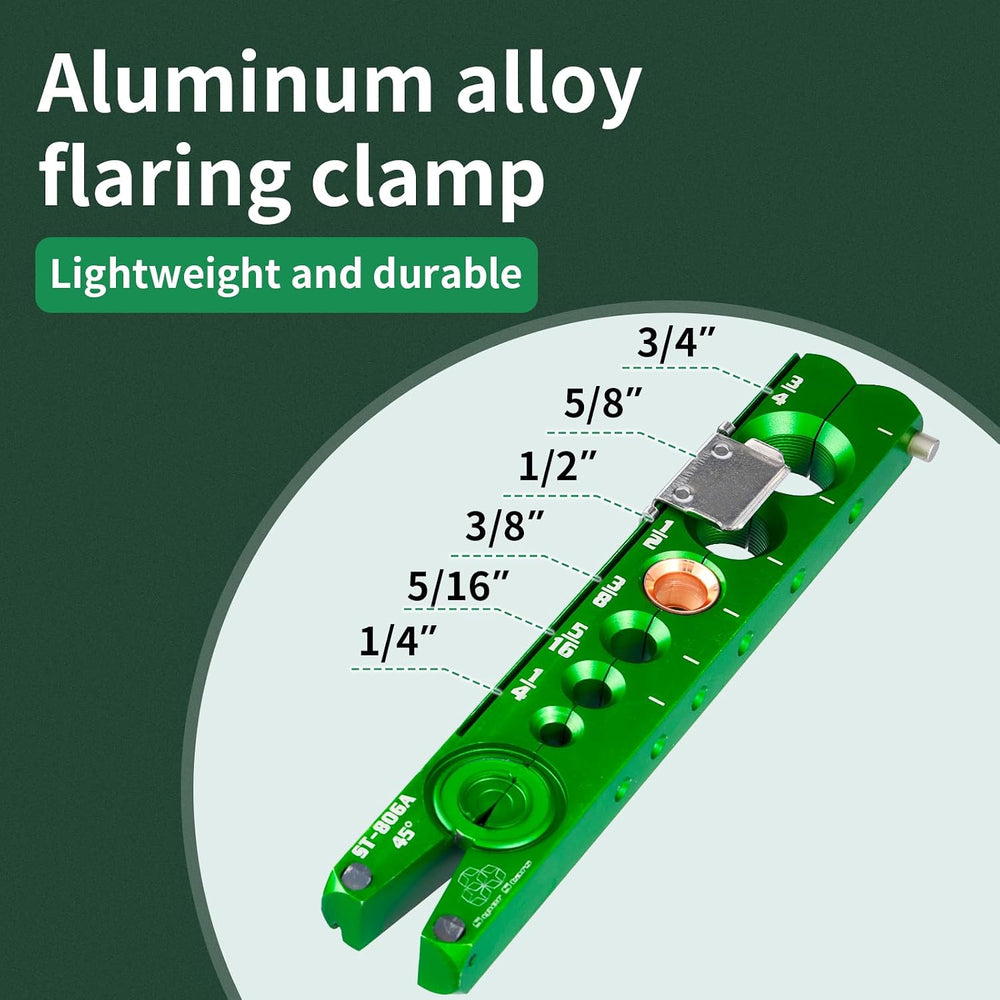 Super Stars Flaring Tools for 1/4in - 3/4in HVAC Single Flare 45 Degree Eccen...