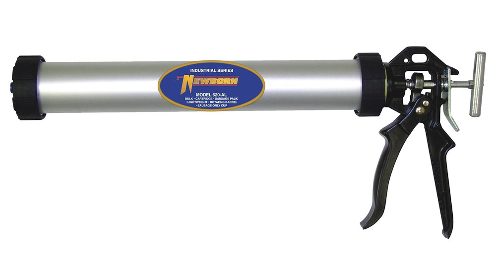 Newborn 634-AL Sausage/Bulk/Cartridge Smooth Rod Caulking Gun, 10-30 oz. Saus...