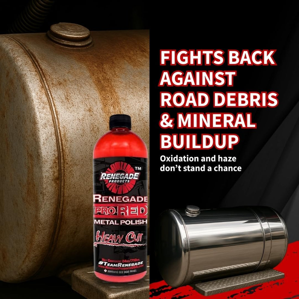 Renegade Products USA Pro Red Liquid Metal Polish - Heavy Cut Aluminum Metal ...