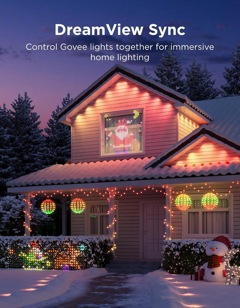 Govee Ball Lights, 12-Inch RGBIC Halloween Ball Lights, 2 Pack