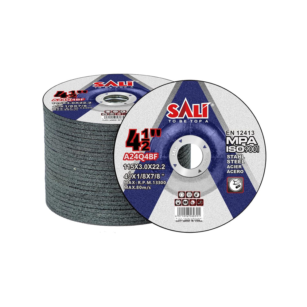 SALI 25 Pack 4-1/2 Inch Grinding Wheels for General Purpose Metal & Stain...