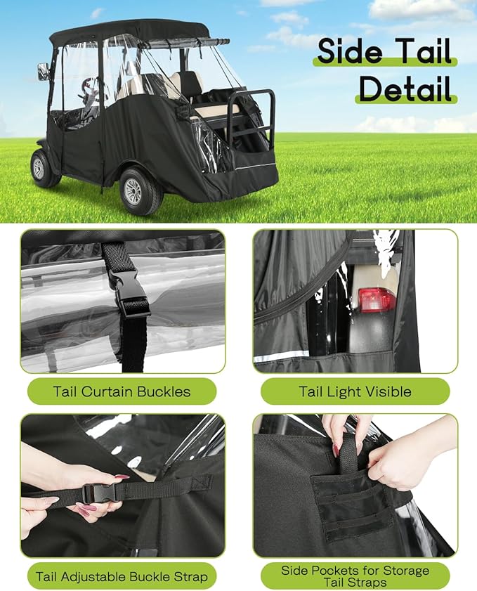 4 Passenger Golf Cart Enclosure