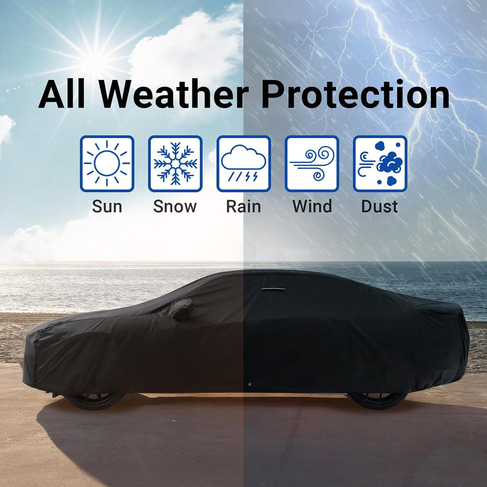 iCarCover Car Cover Waterproof All Weather for 1990-1994 Chevy Lumina Coupe