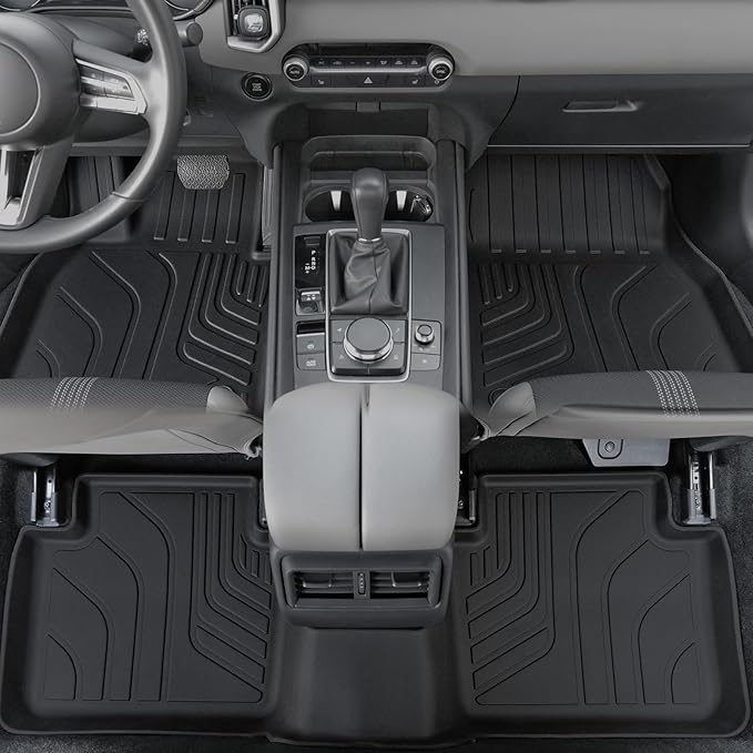 Floor Mats Set for 2023 2024 2025 Mazda CX-50 Gas, Full Coverage All Weather