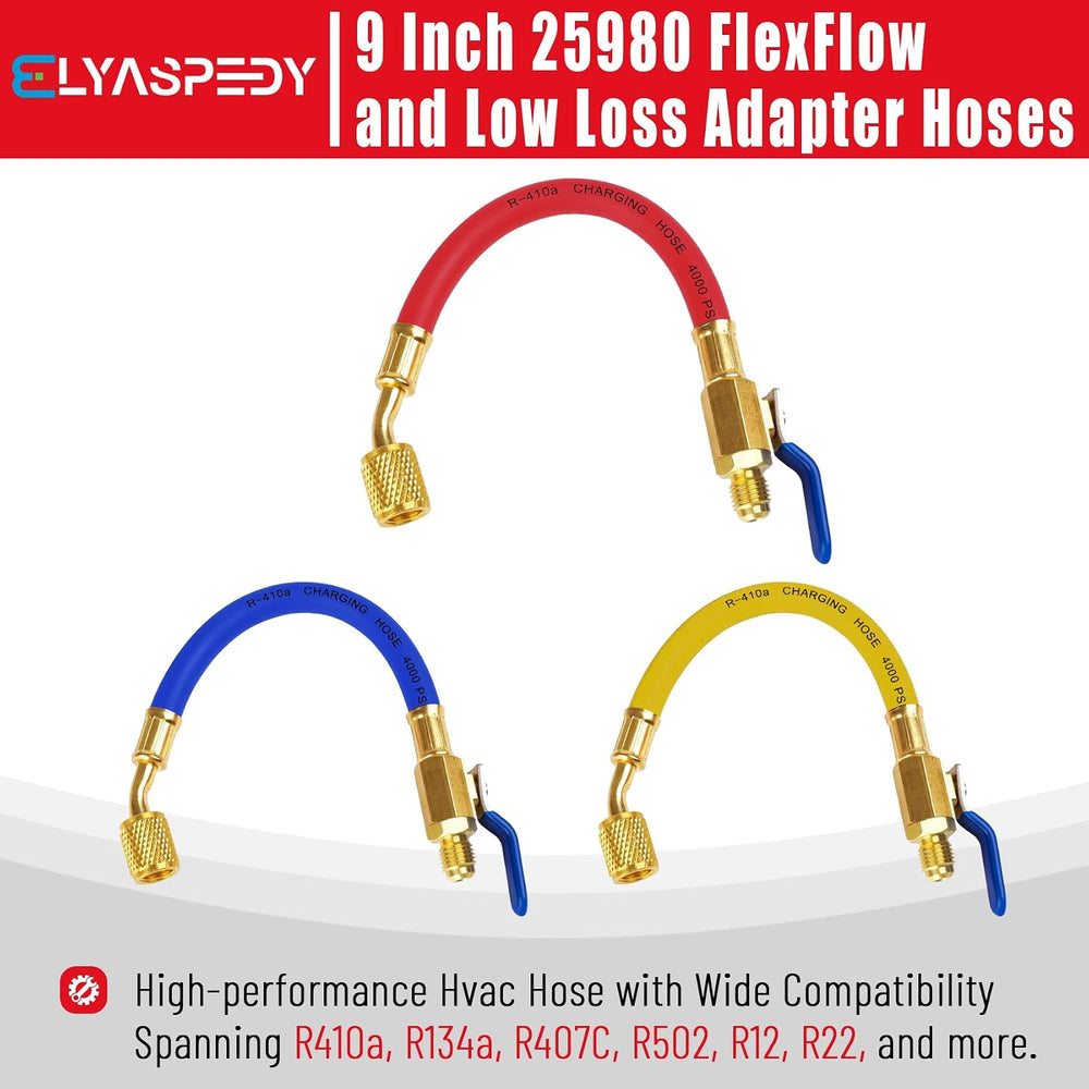 25980 1/4" Internal Diameter FlexFlow and Low Loss Adapter Hoses