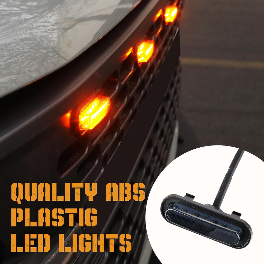 Seven Sparta 5 Pcs LED Front Grill Lights for Ford Bronco 2/4 Door