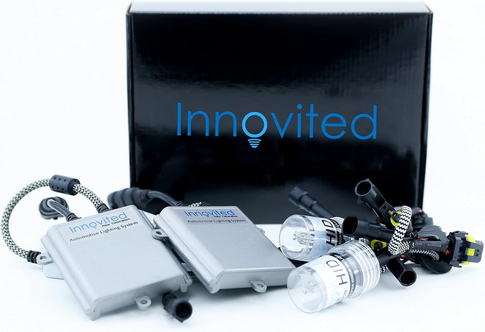 Innovited H11 H9 H8 6000K HID Xenon Bulb x 1 pair bundle with 2 x 55W Perform...