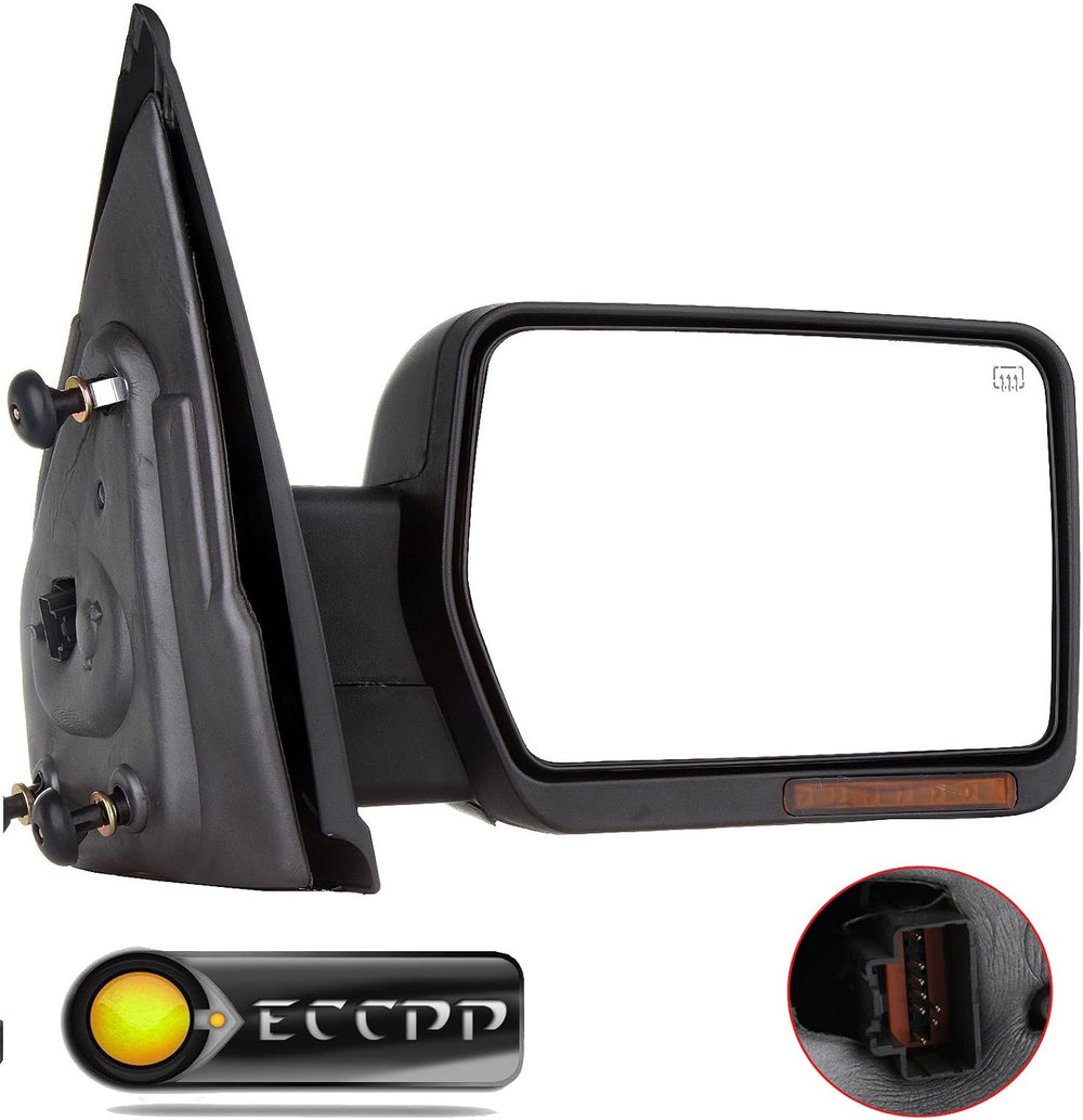 Passenger Side Heated Towing Mirrors Fits 2007-2014 for Ford for F-150 Series...