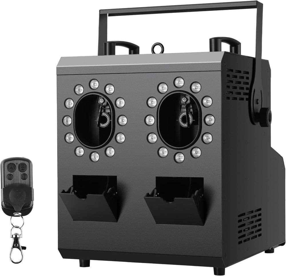 Fog Bubble Machine,1500W 3IN1 Smoke Bubble Machine with 24LEDs RGBW 4IN1 Ligh...
