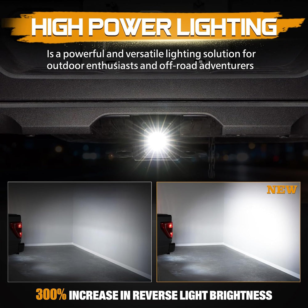 Hitch Mount Reverse Light Kits, Universal Flood Hitch Light Pods for 2x2 Inch...