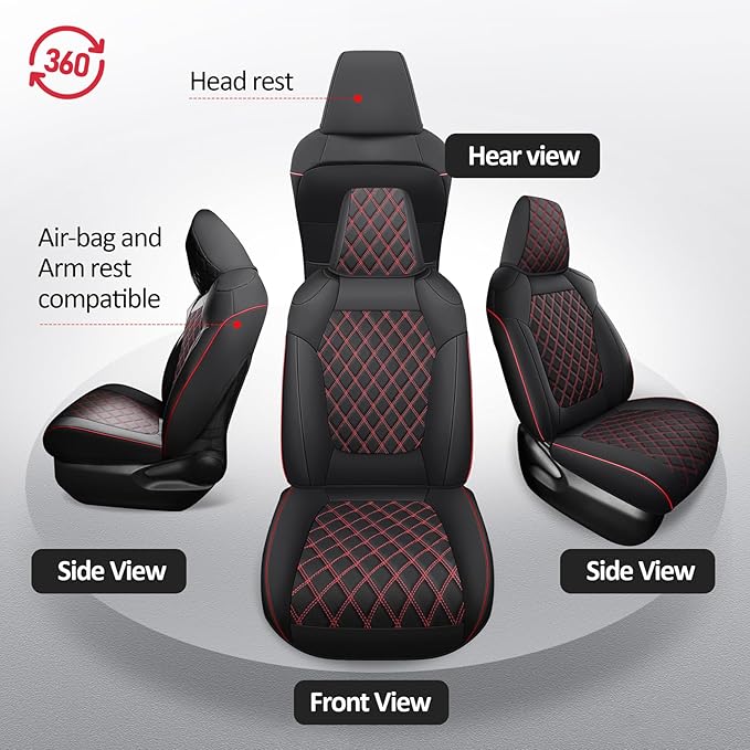 MIROZO Car Seat Covers for Toyota Rav4, Waterproof Rav4 Seat Covers Compatible