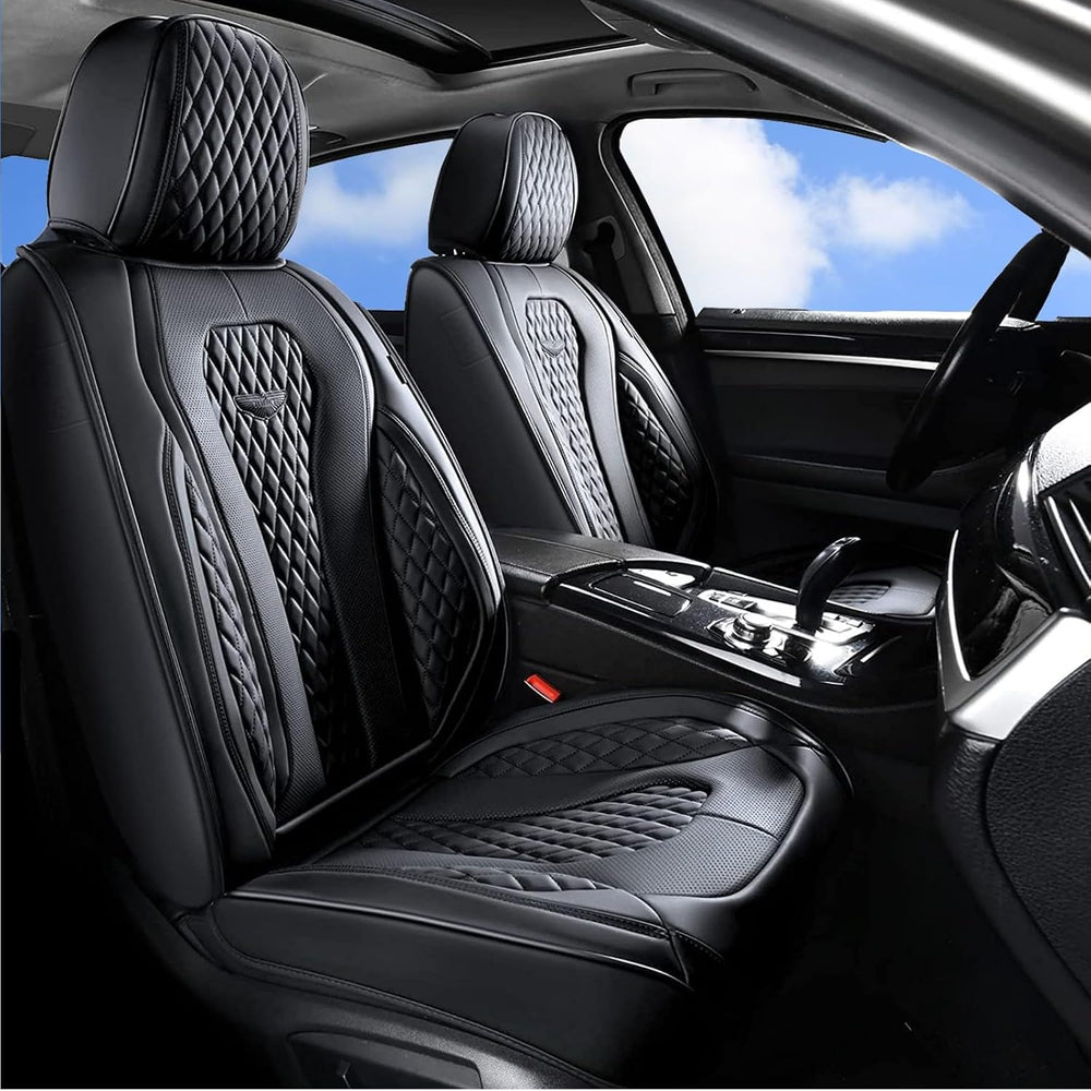 Coverado Seat Covers, Car Seat Covers Full Set, Black Car Seat Cover, Car Sea...
