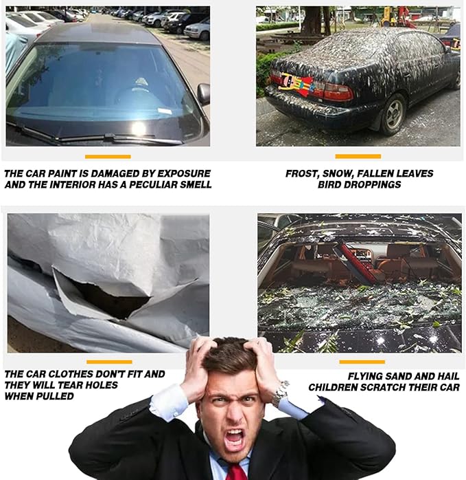 TUCAREST 6 Layers Full Car Cover