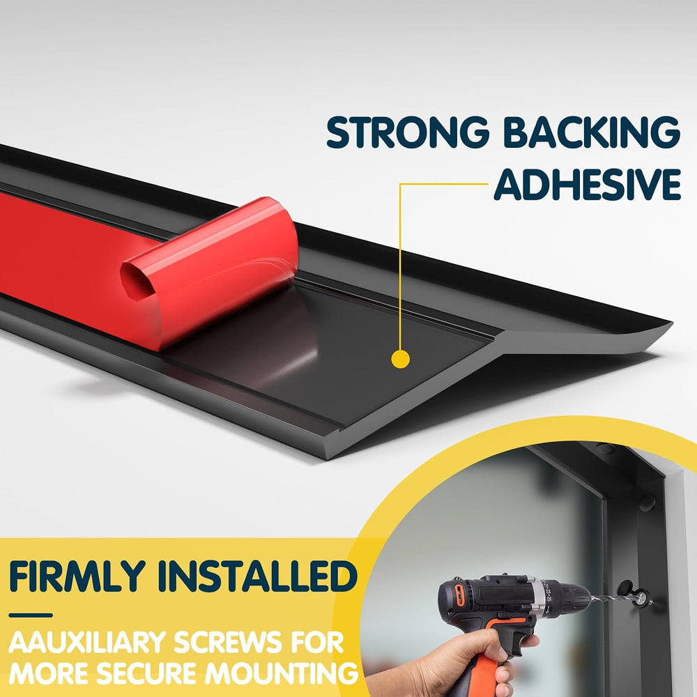 Garage Door Seal Top and Sides - 36 FT TPE Weather Stripping Garage Door Seal...