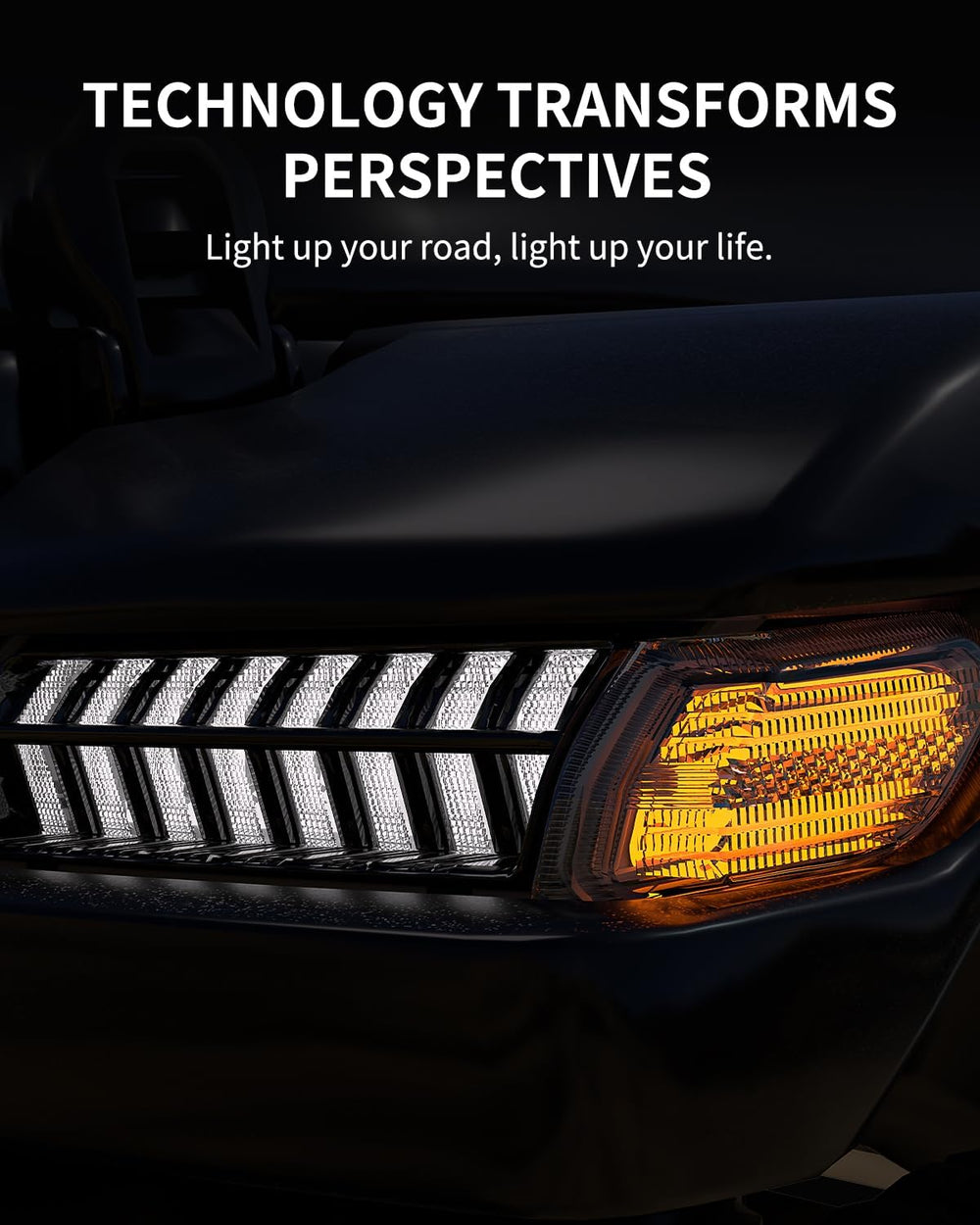 New Upgrade Smoke Lens LED Fender Light Kit for JL Wrangler JT Gladiator, LED...