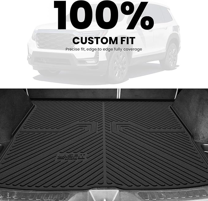 LASFIT Trunk Mat for Honda Passport 2019 2020 2021 2022 2023 2024 2025